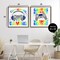 Stupell Industries Rainbow Retro Gaming Phrases 2pc Floating Frame Set, design by Kim Allen
